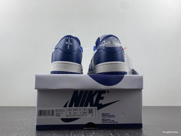 X CUSTOM 1 DM7890-101 OFF-WHITE JORDAN AIR TRAVIS SCOTT X 1101